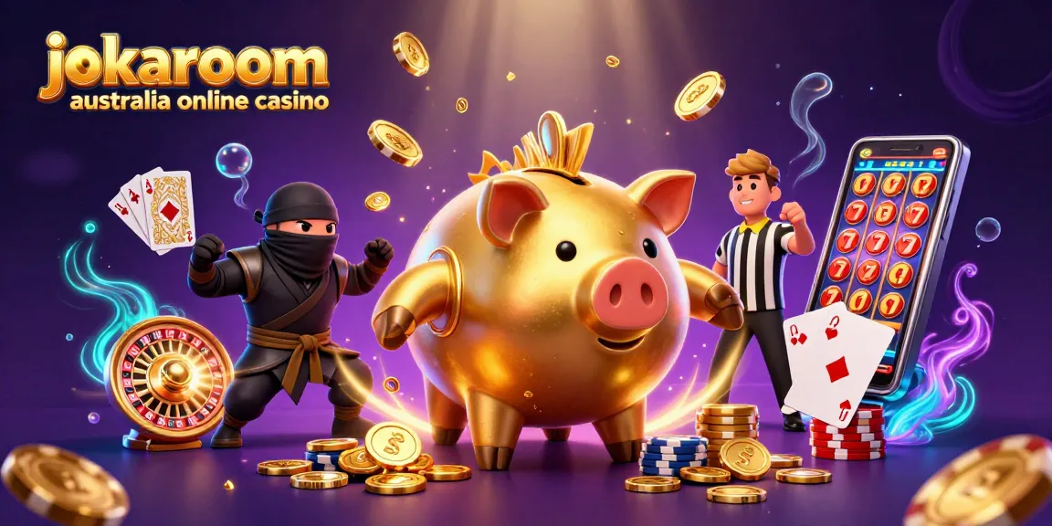 Experience fun and games at jokaroom australia online casino with action-packed characters, coins, and cards.
