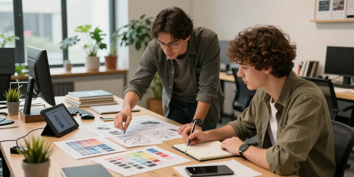 rokok88 login creative design mentorship scene with mentor guiding designer