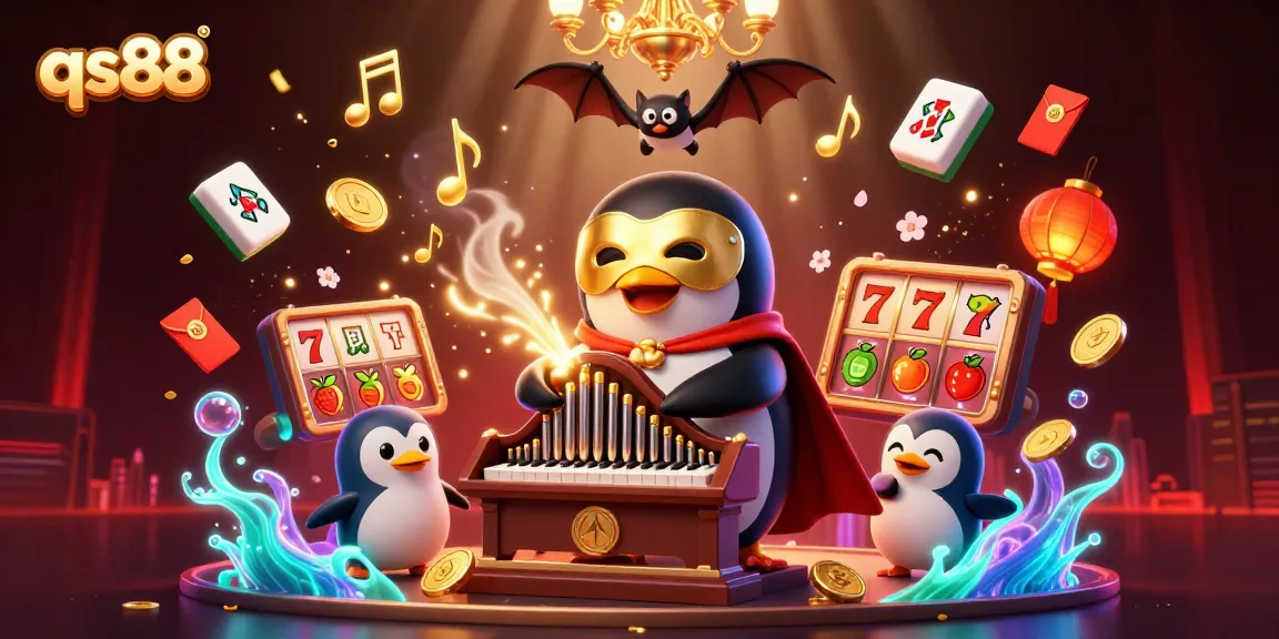 Experience the thrill of playing at qs88, where the phantom opera penguin sparks action with golden coins!
